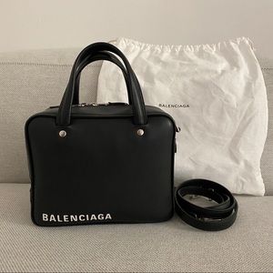 Balenciaga XS Square Logo Bag